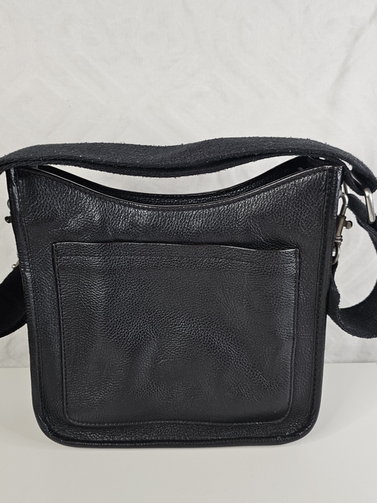 J. Jill Handbags - Jjill Black Leather Crossbody Messenger Bag